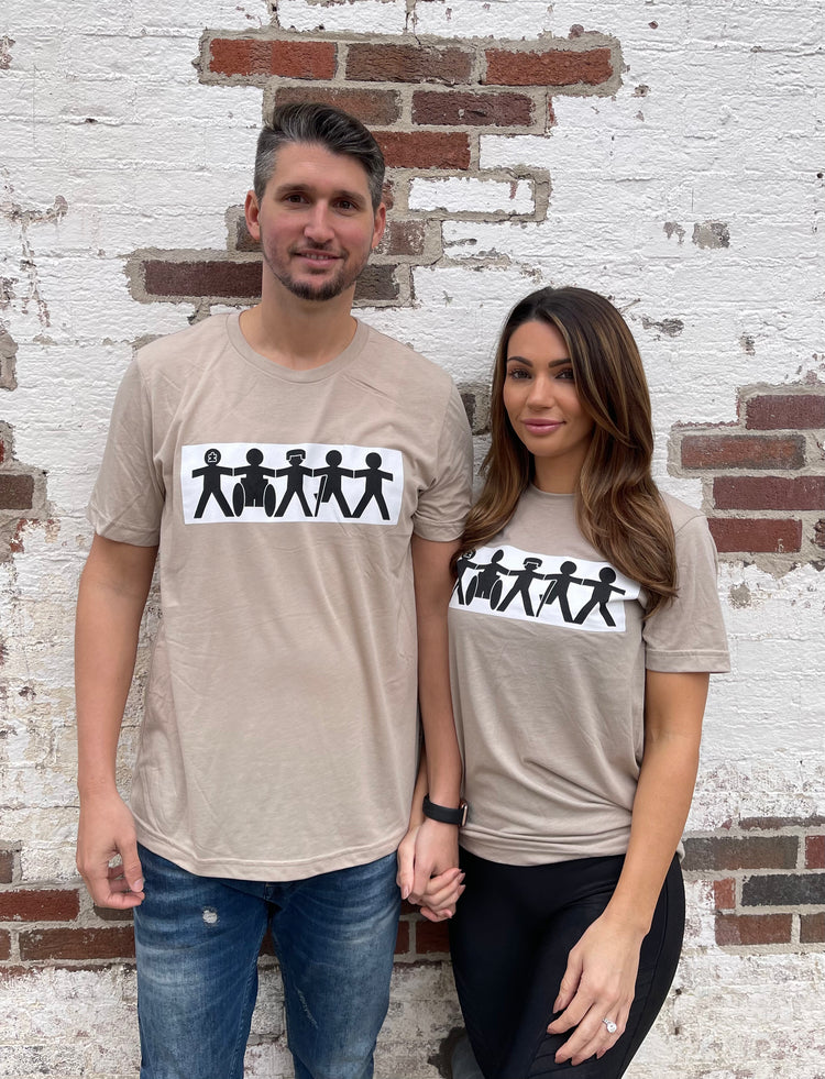 Different, Not Less - Tan Vintage Tee