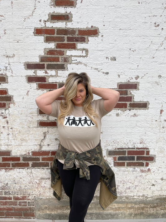 Different, Not Less - Tan Vintage Tee